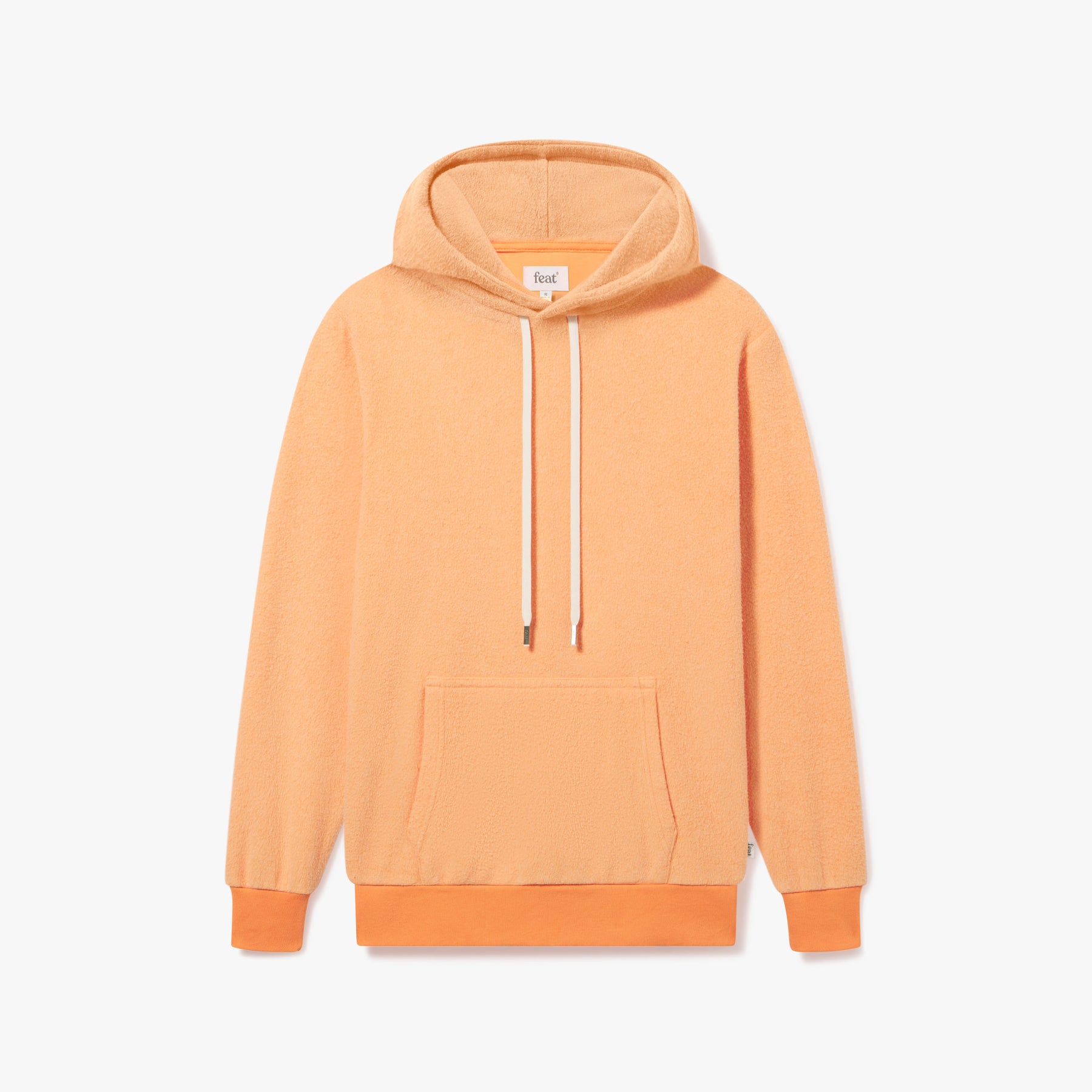 Peach orange hoodie best sale