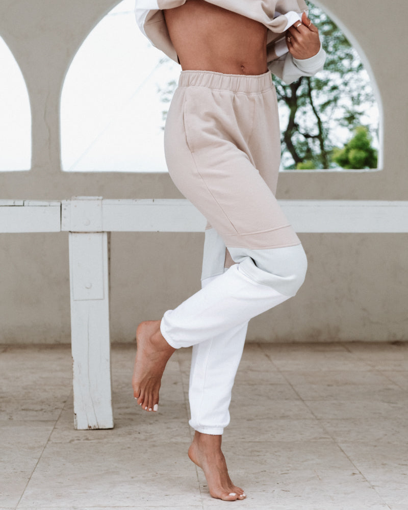 Helen Owen x Feat Tri-Colorblock Jogger