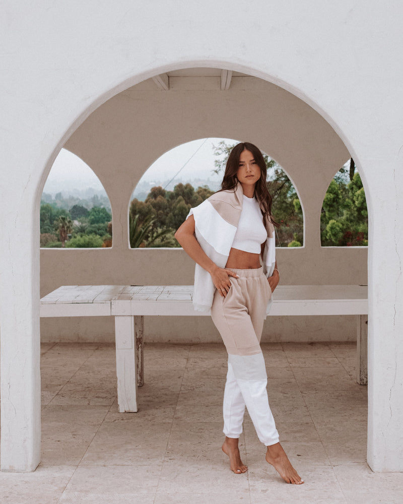 Helen Owen x Feat Tri-Colorblock Jogger