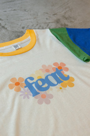 Unisex Feat Flower Short Sleeve Shirt