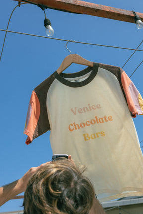 Unisex Venice Chocolate Bars Short Sleeve Shirt