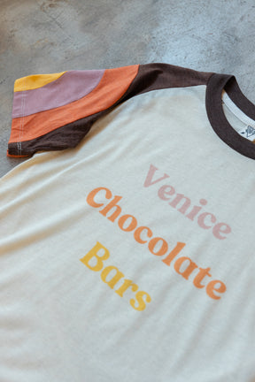 Unisex Venice Chocolate Bars Short Sleeve Shirt