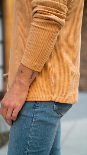 Mens TreeCell Waffle Long Sleeve