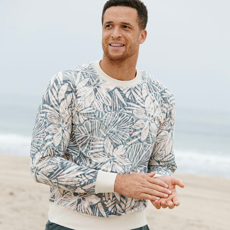 Mens BlanketBlend Move Crewneck - Tropics