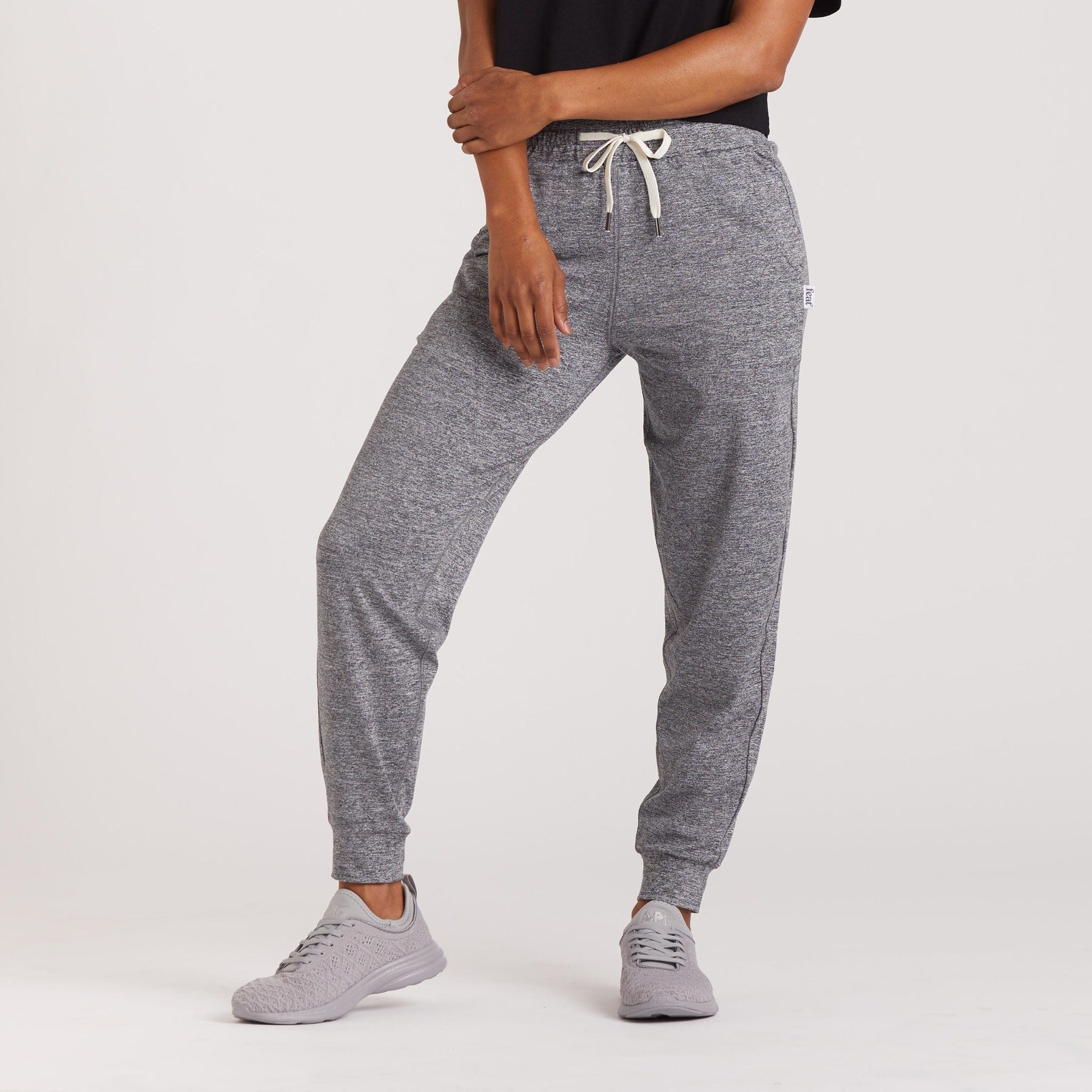 Leggings Women's Relaxed-Fit Jogger Track Cuff Sweatpants With